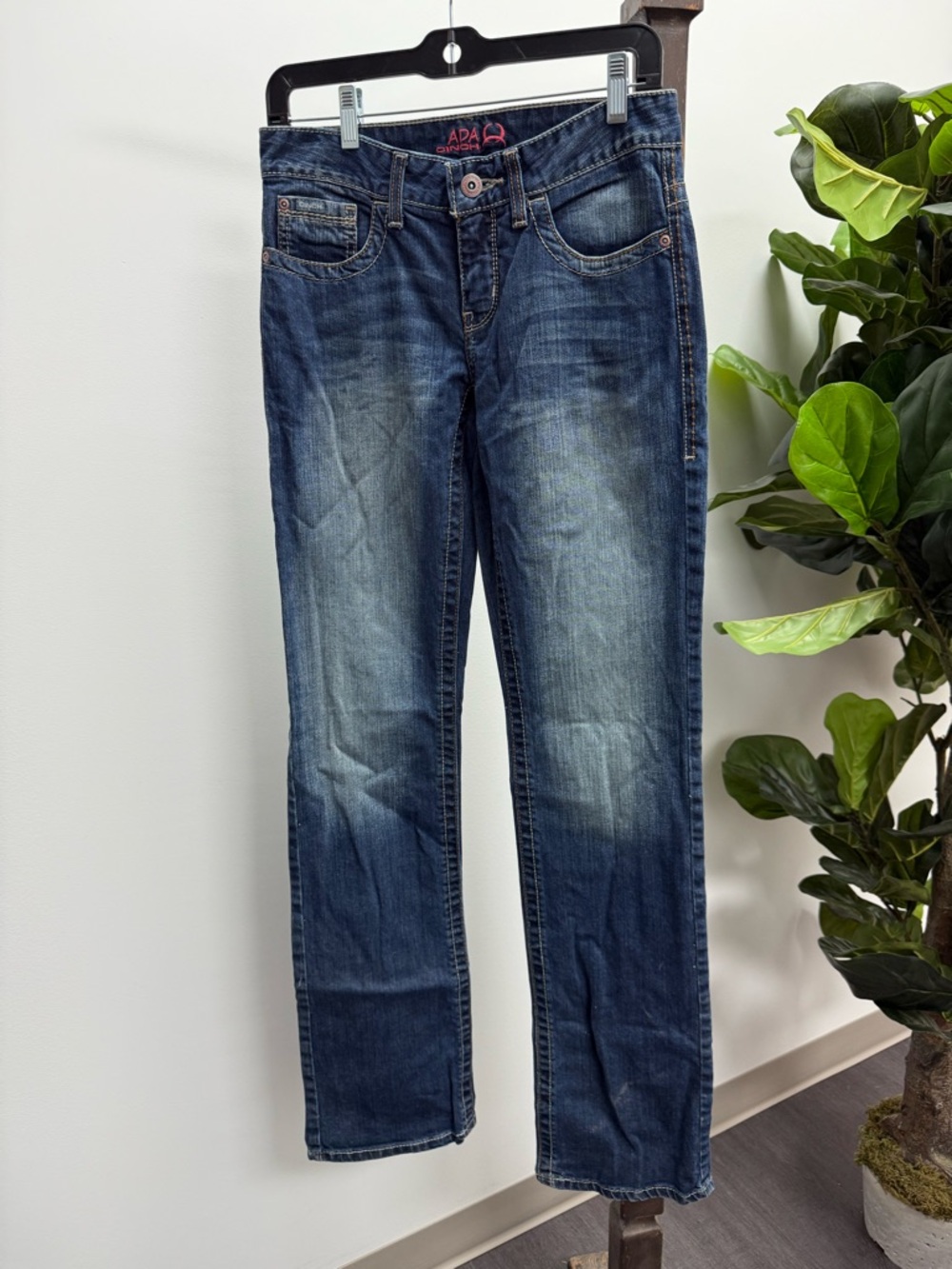 Cinch Ada Dark Blue Jeans with Red Logo Accent